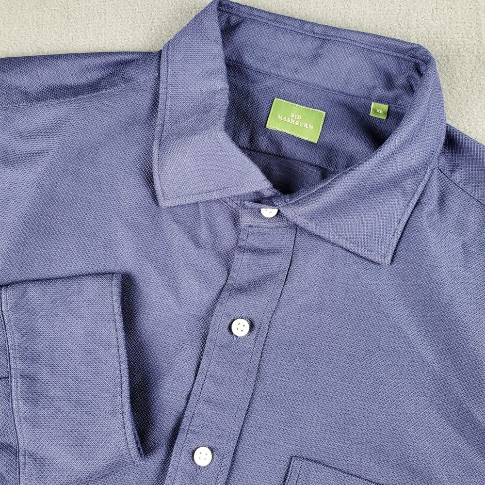 Sid Mashburn Button Down Shirt Textured Dress Shi… - image 1